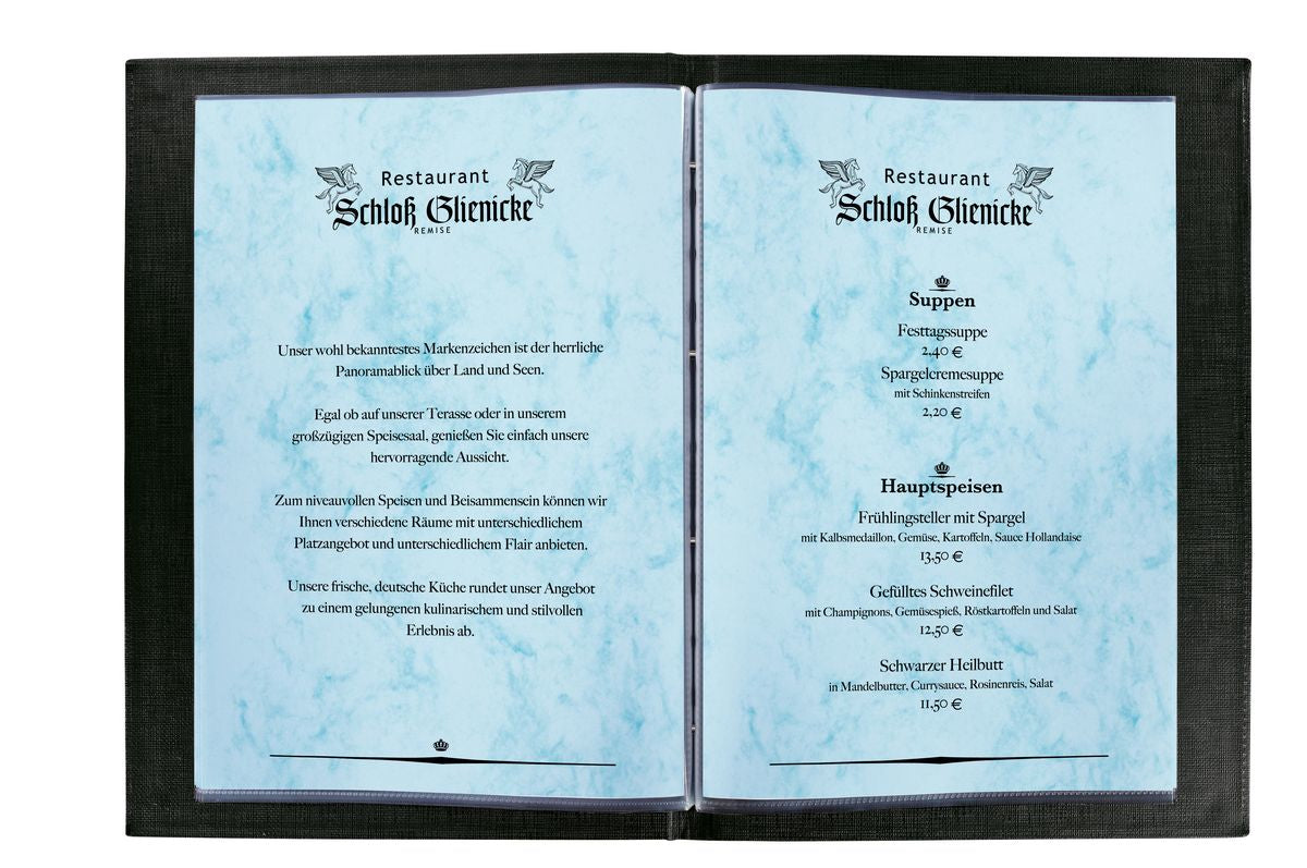 Sigel Strukturpapier Blau – A4, 90 g/m², 100 Blatt