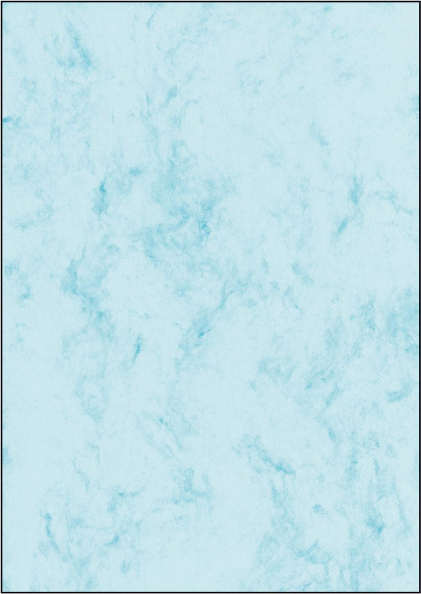 Sigel Strukturpapier Blau – A4, 90 g/m², 100 Blatt