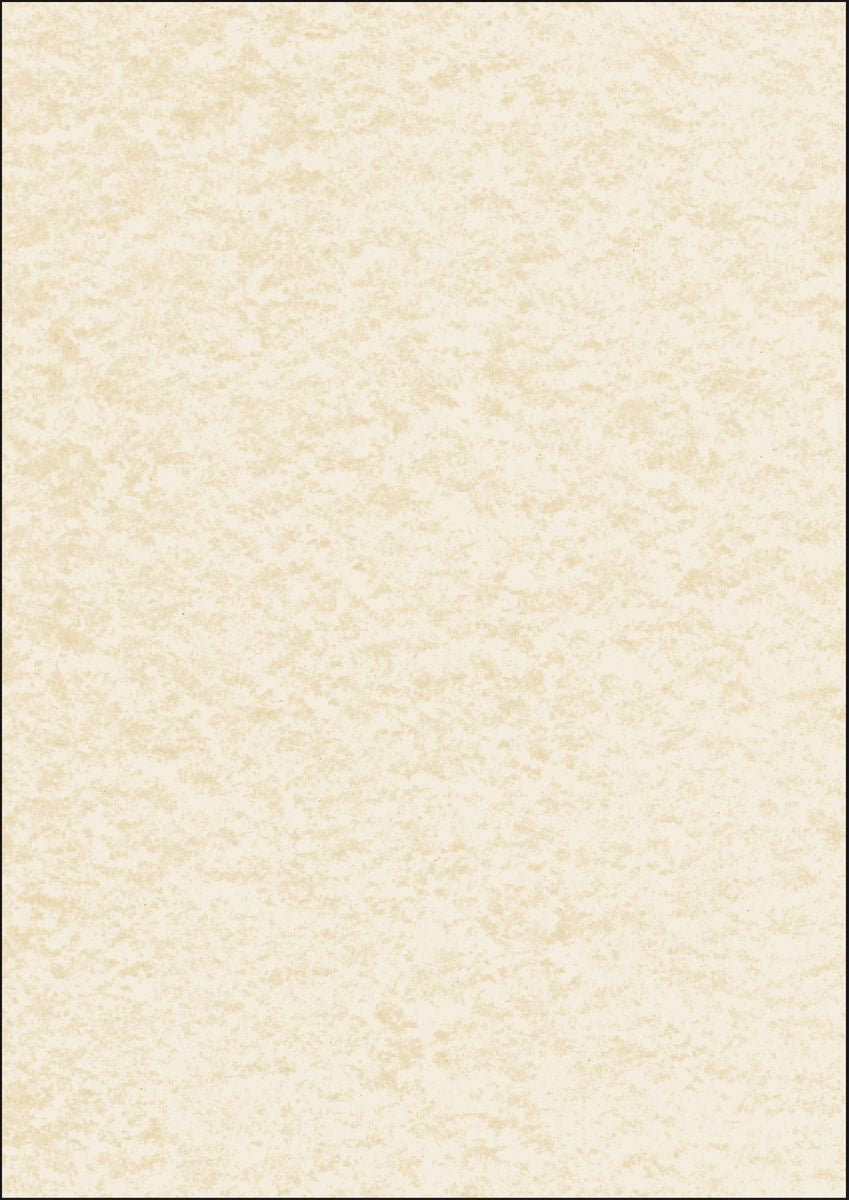 Sigel Marmorpapier Beige – A4, 200 g/m², 50 Blatt
