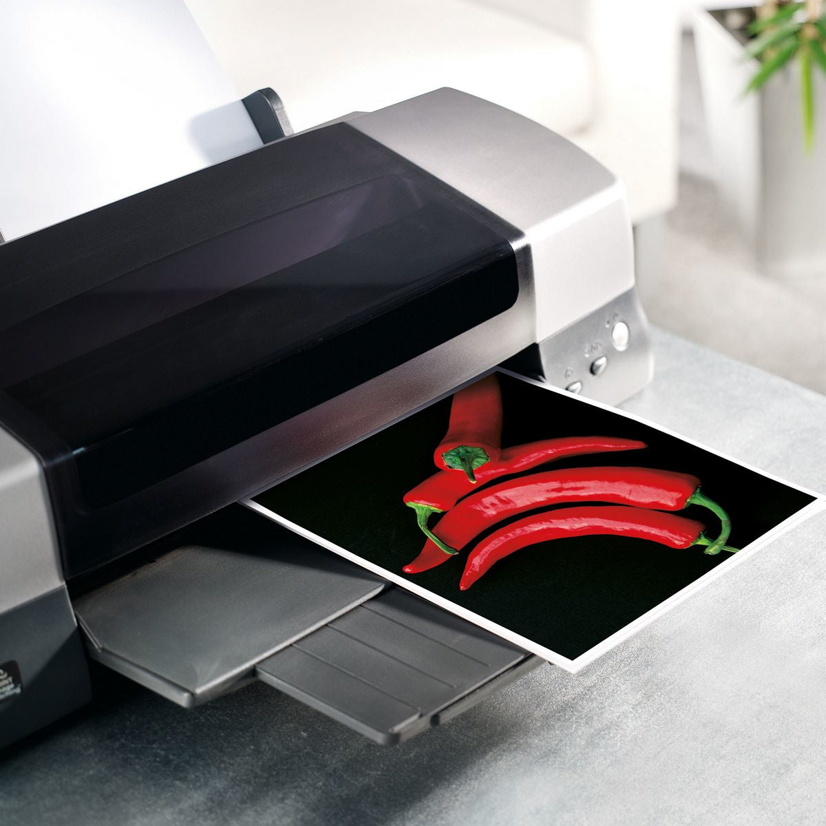 Sigel Fotopapier – seidenmatt, A4, 260 g/m², 20 Blatt – für Inkjet-Drucker