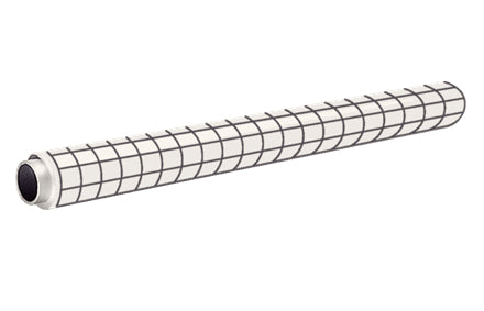Leitz Flipchart-Folie EasyFlip – 60 cm × 20 m, elektrostatisch, kariert, weiss, PP-Folie, perforiert