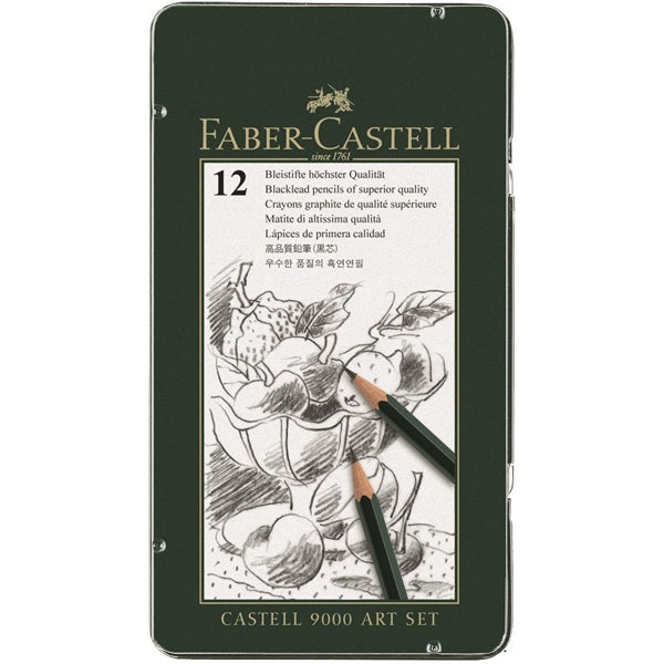 Faber-Castell CASTELL 9000 Bleistift – 12er-Set