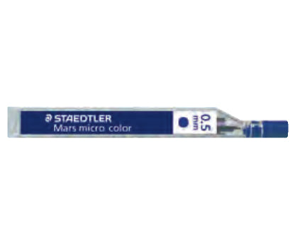 Staedtler Bleistiftminen Mars Microchrom 254 – blau, 0,5 mm, 12 Stk.