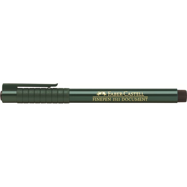 Faber-Castell Finepen 1511 Fineliner 0,4 mm – schwarz – dokumentenecht