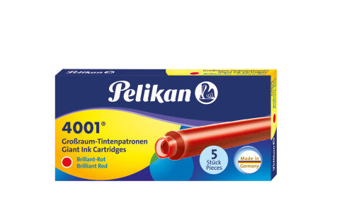 Pelikan 4001 Füllhalter-Patrone – Rot
