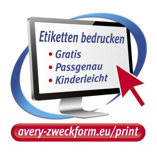 Avery UltraGrip Etiketten, 105 mm × 74 mm, weiss, Papier, permanent, 1760 Etiketten (220 Blätter)