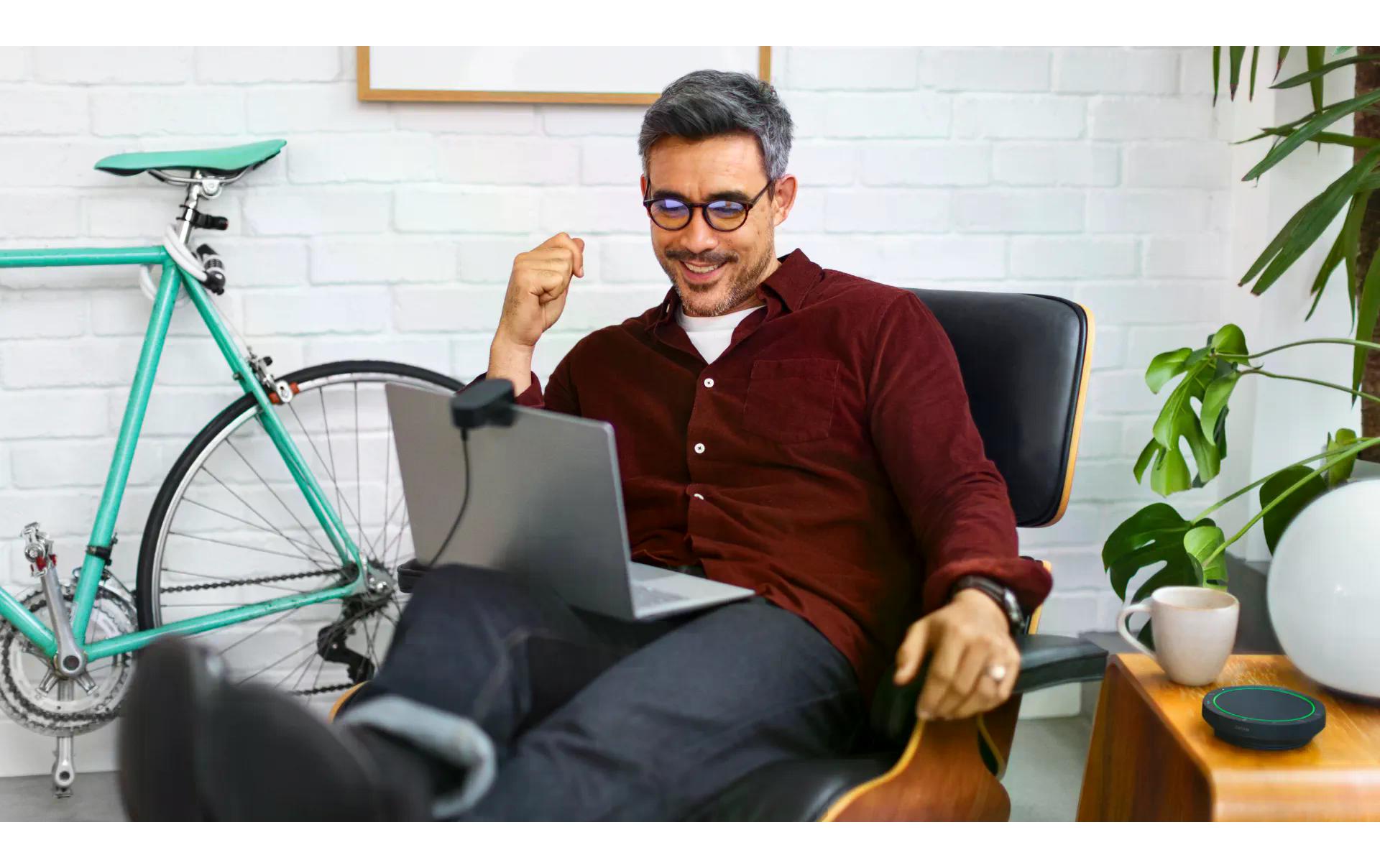 Jabra Speak2 55 Konferenzlautsprecher – USB/Bluetooth, USB‑C/A, für Microsoft Teams, Zoom, Google Meet