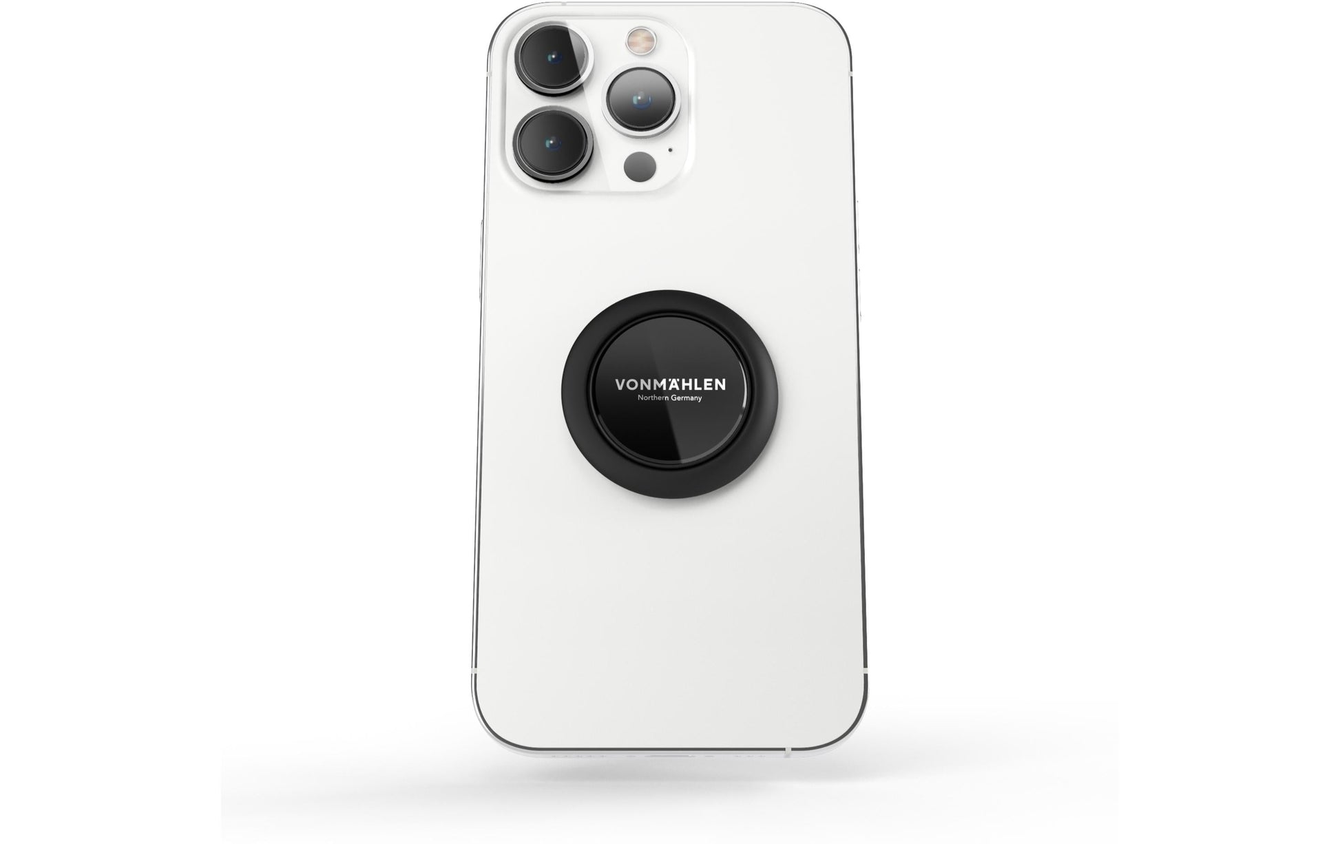 Vonmählen Backflip Pure Black – Smartphone-Griff – magnetisch, mit Klebekissen, für Smartphones