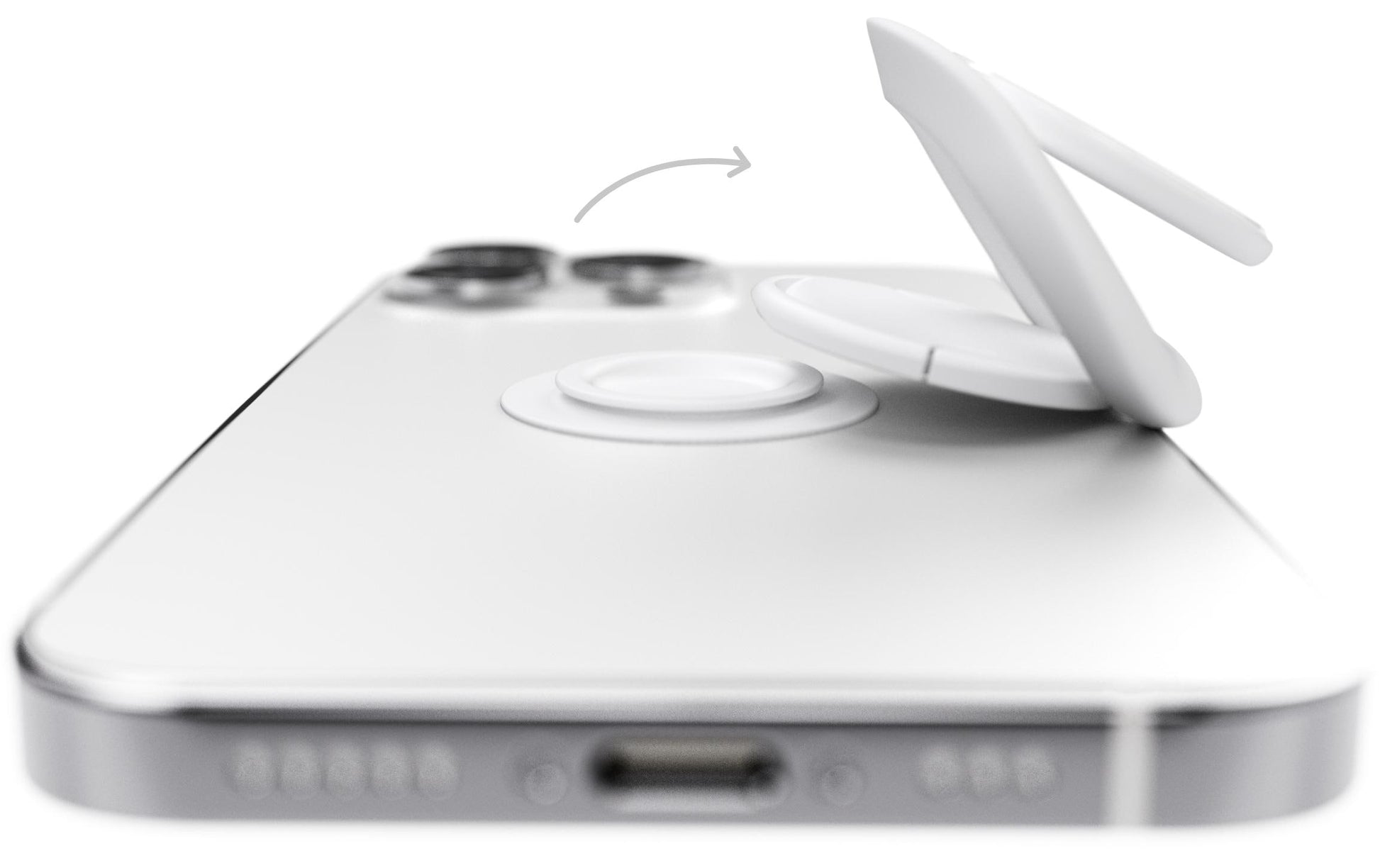 Vonmählen Backflip Pure – Smartphone-Griff – magnetisch – Weiss