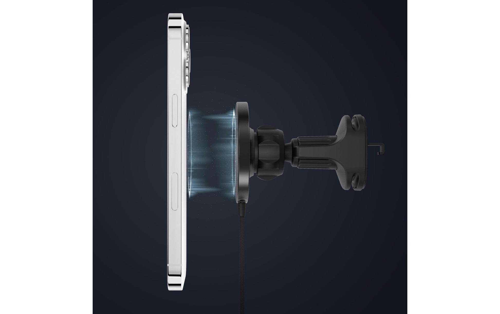 Vonmählen Aura Autoladegerät – 15 W, Qi, MagSafe-kompatibel – für MagSafe-kompatible Smartphones