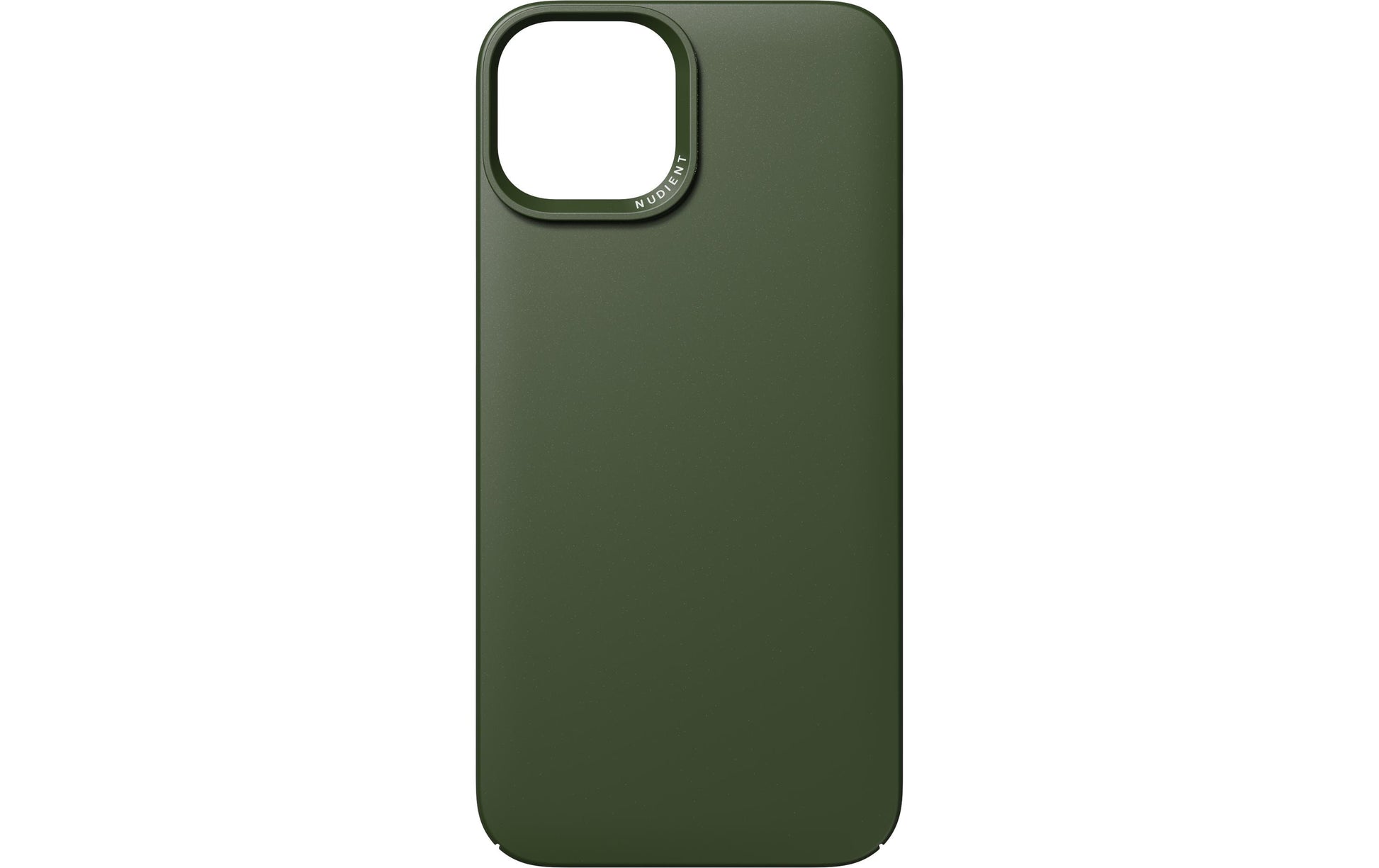 Nudient Thin Case Backcover – für Apple iPhone 14 – MagSafe, Recycling-Kunststoff, Kiefern-Grün
