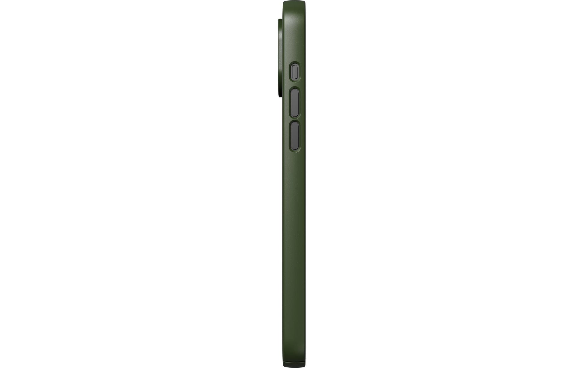Nudient Thin Backcover – für Apple iPhone 14 Plus – MagSafe, Recycelbarer Kunststoff+Mikrofaser, Pine Green