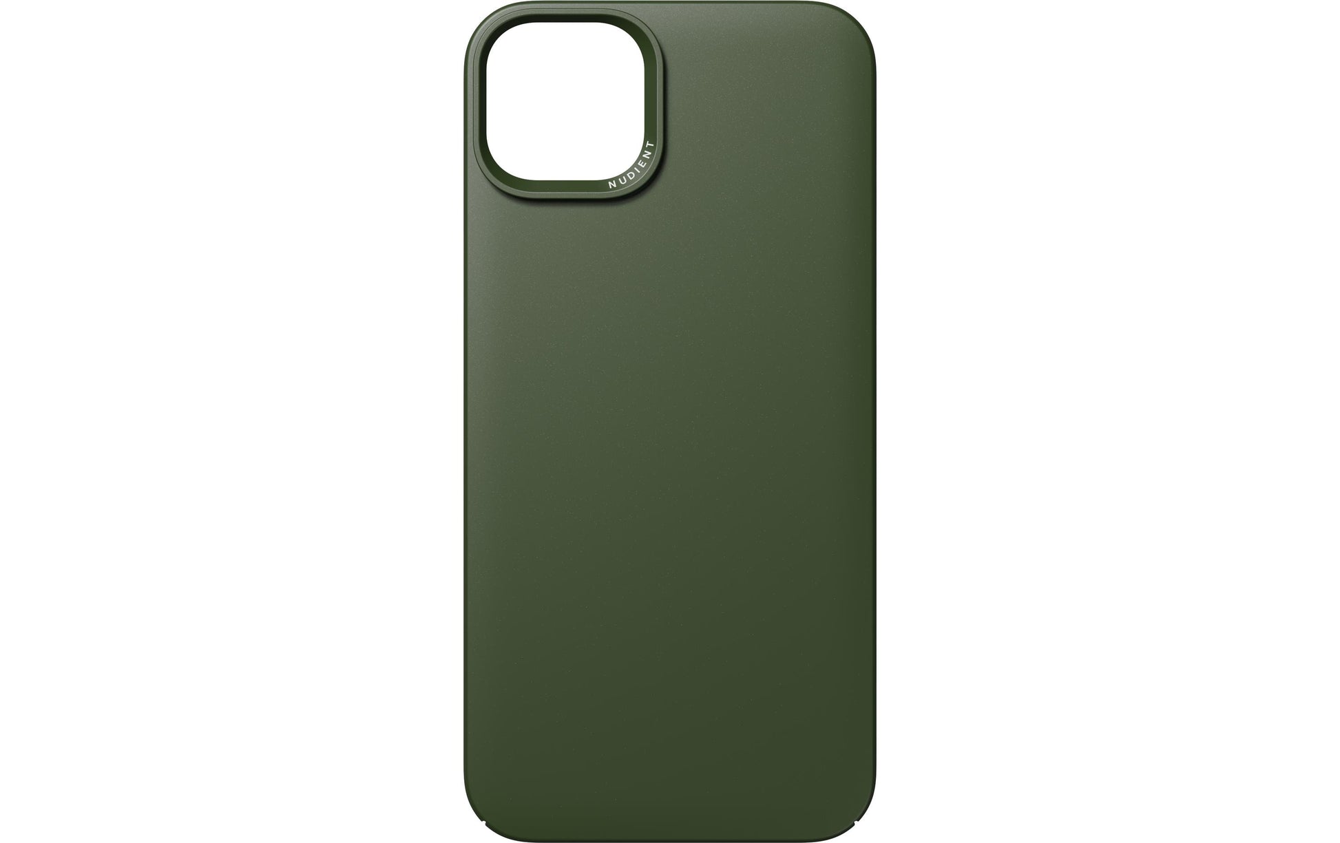 Nudient Thin Backcover – für Apple iPhone 14 Plus – MagSafe, Recycelbarer Kunststoff+Mikrofaser, Pine Green