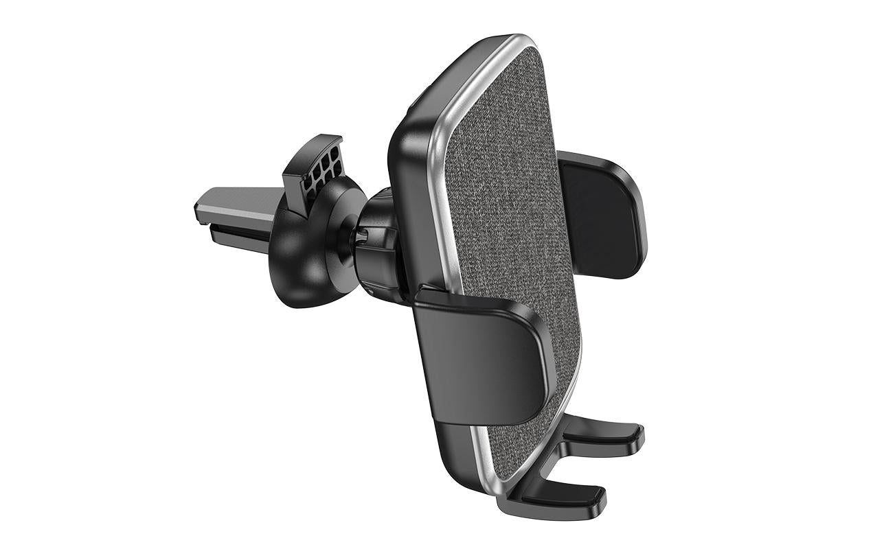 ONIT Auto-Halterung, Lüftung, drehbar, neigbar – für Geräte 55–95 mm – Schwarz, ABS