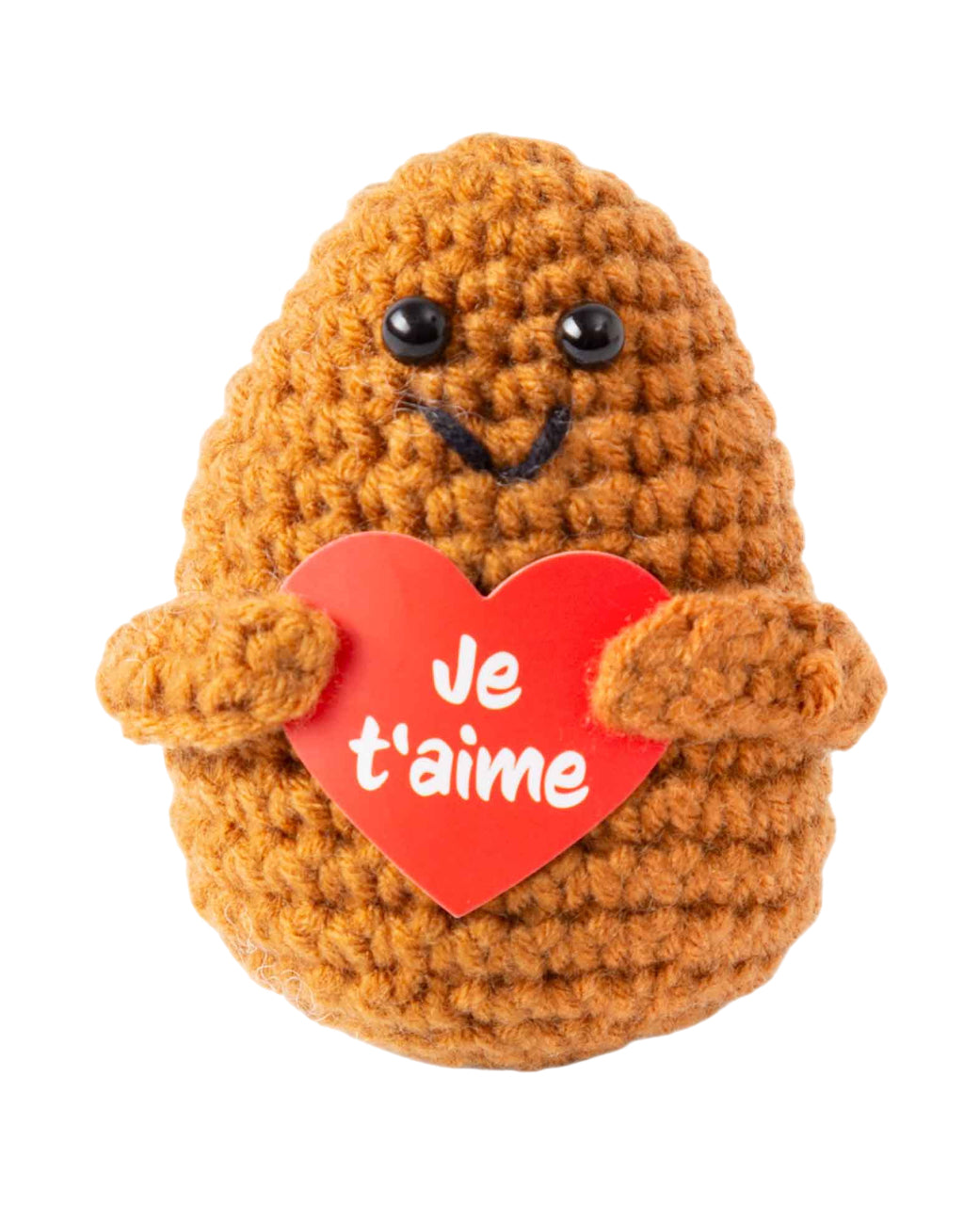 I am Creative Plüschtier Positive Potato Je t'aime – 4,5 cm