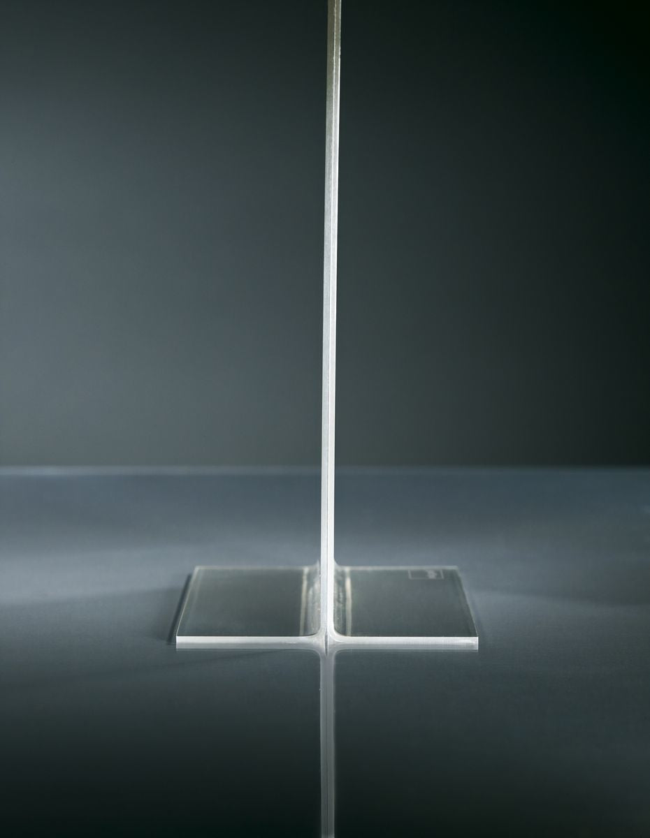 Sigel Tischaufsteller – für A5 hoch, transparent, Kunststoff, 150×53×215 mm