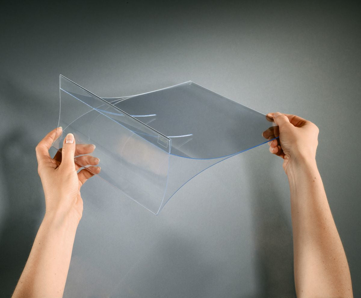 Sigel Tischaufsteller – für A5 Hochformat, Transparent, Kunststoff, 157×90×225 mm