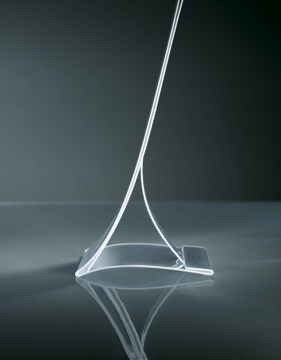 Sigel Tischaufsteller – für A5 Hochformat, Transparent, Kunststoff, 157×90×225 mm