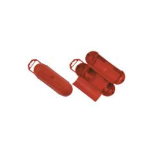 Bachmann Aussen-Kabelbox, 260×100×100 mm, IP44, grosse Ausführung – für alle Stecker – rot