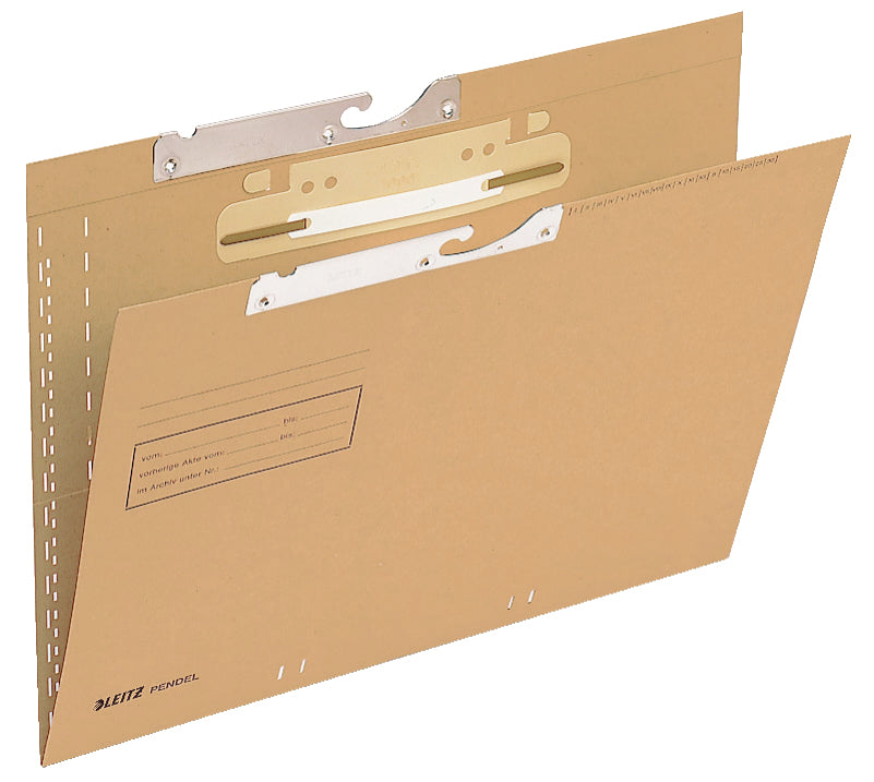 Leitz Hängeordner für A4 – Karton, Braun