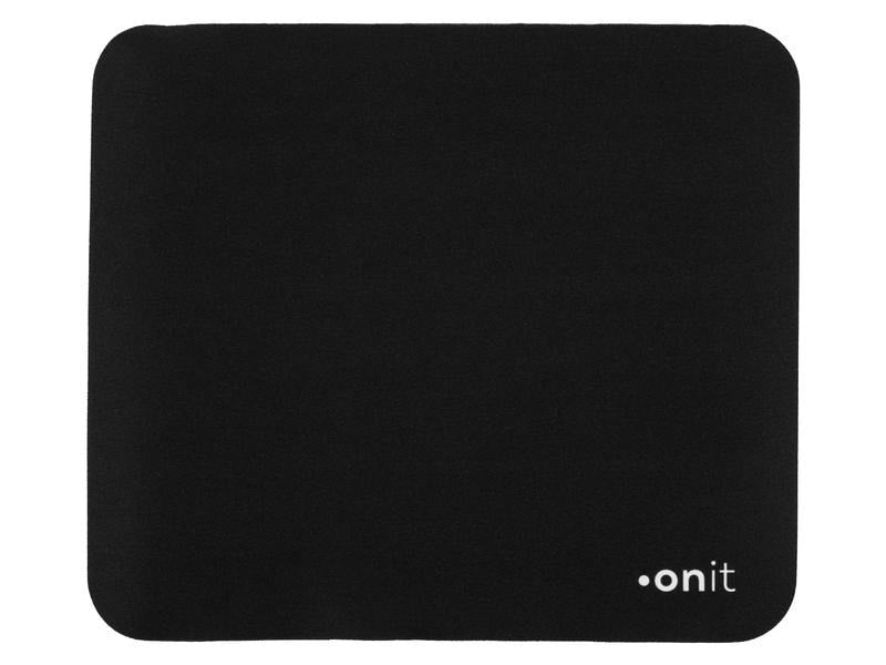 ONIT Starter – Mauspad – 230 × 200 mm, Gummi, Textil, Schwarz, Anti-Rutsch-Basis