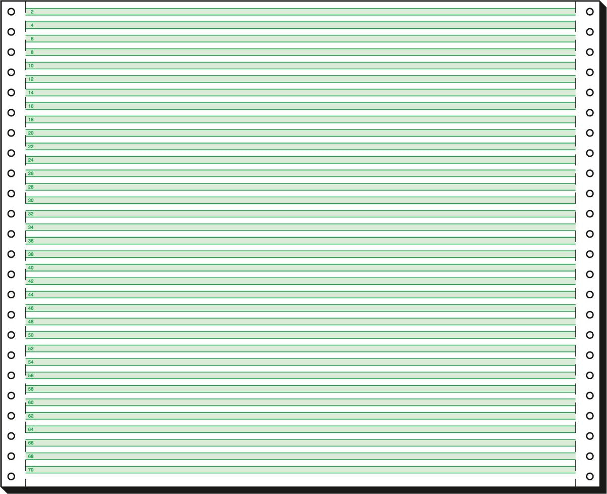 Sigel Endlospapier – 304,8 mm × 14,8", 60 g/m², 2'000 Blatt