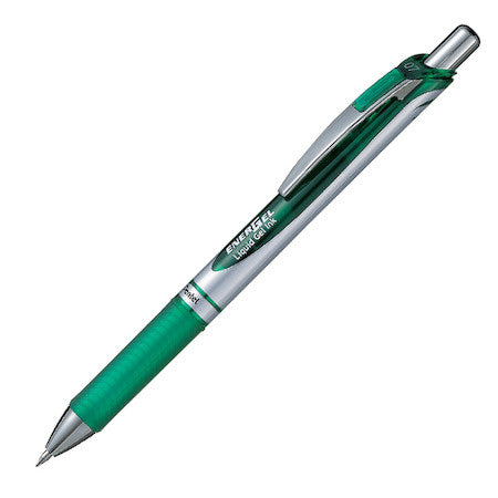 Pentel EnerGel X Gelschreiber – Grün, 0,7 mm, schnelltrocknend, Druck, nachfüllbar