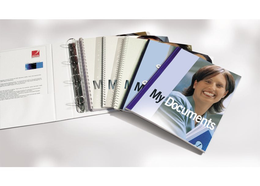 GBC Abheftstreifen – für A4 – transparent, PVC – 100 Stk.