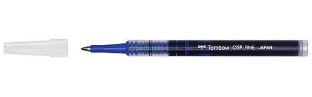 Tombow Rollerpatrone Havanna – blau, 0,5 mm, geruchsarm, 1 Stk.