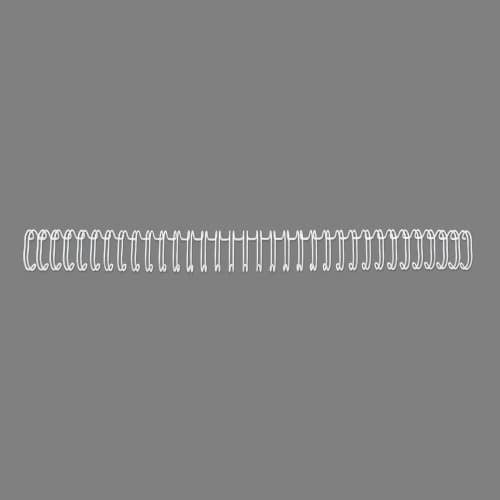 GBC Drahtbinderücken – Ø 14 mm, weiss, Draht – 100 Stk.