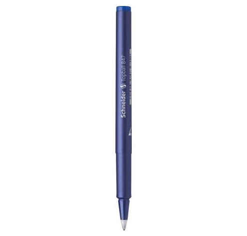 Schneider Schreibgeräte Schneider Topball 847 – Tintenroller, mit Kappe, 0,5 mm, Blau