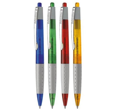 Schneider Schreibgeräte Schneider Loox Kugelschreiber – 20er Pack, Blau, Spitze 0,5 mm, Druck, Kunststoff, dokumentenecht, nachfüllbar
