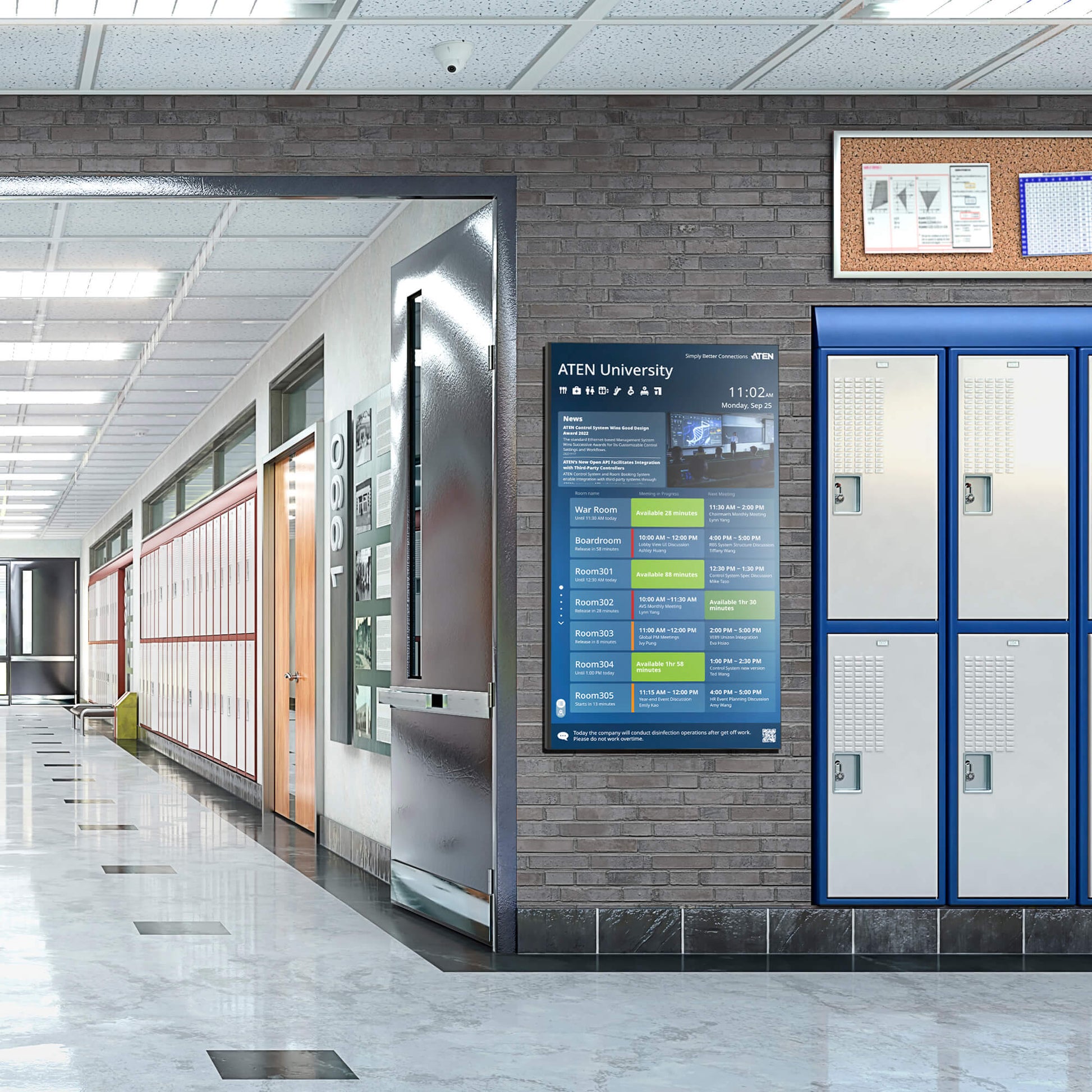 ATEN VR610 – Touchpanel – Ethernet/LAN, PoE, Schwarz, für VK430 RBS-Panels