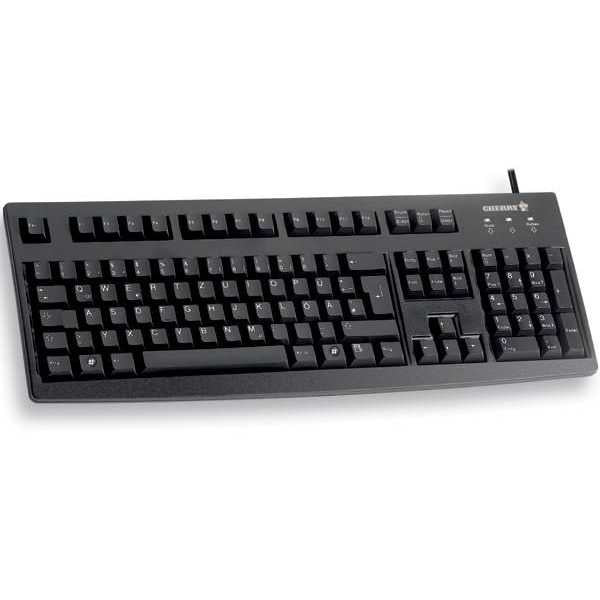 CHERRY G83-6105 – Tastatur, kabelgebunden, CH-Layout (DE-CH), mechanisch, schwarz