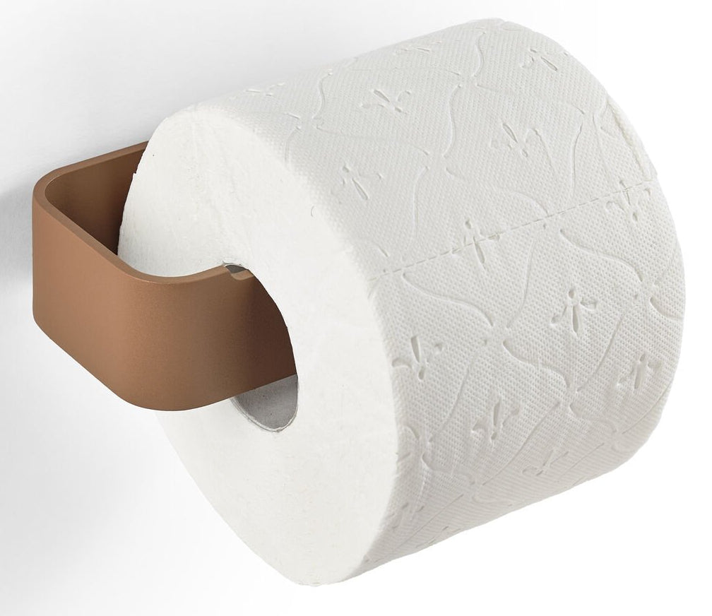 Zone Denmark Toilettenpapierhalter – Aluminium, Terrakotta, wandmontiert, 7,6 × 16,4 × 4 cm