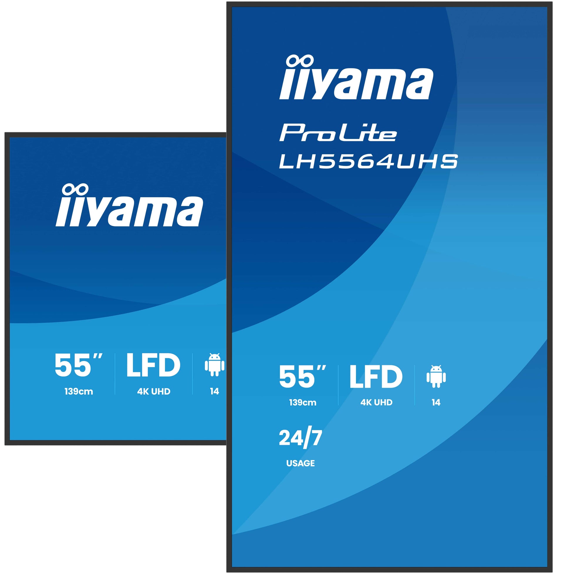 iiyama ProLite – Signage-Display, 55", Ultra HD 4K, 500 cd/m²