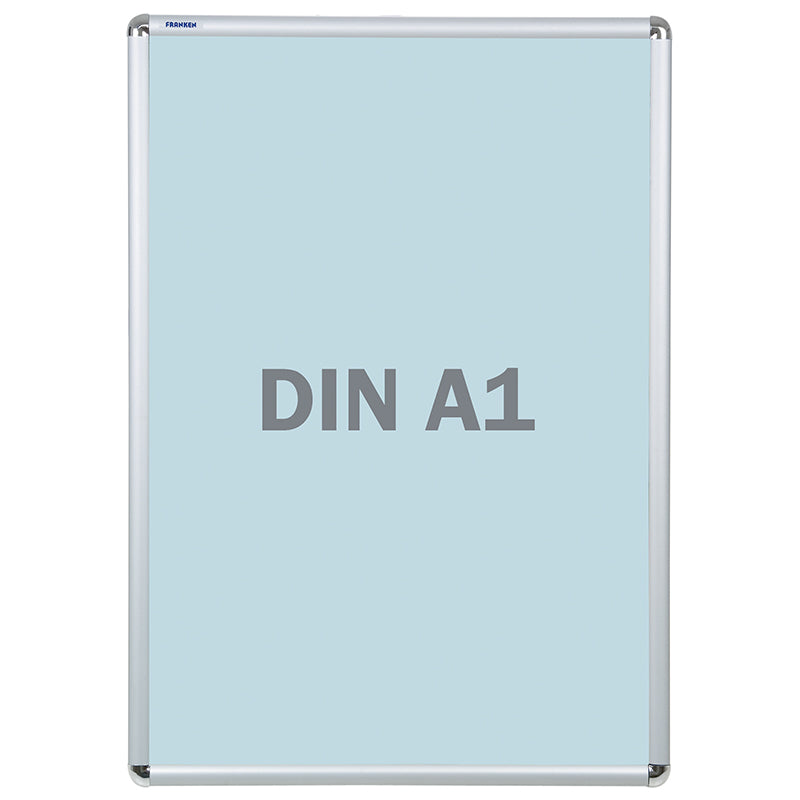 Franken Wechselrahmen – 624 × 871 mm, silber, Aluminium, für Innenbereich