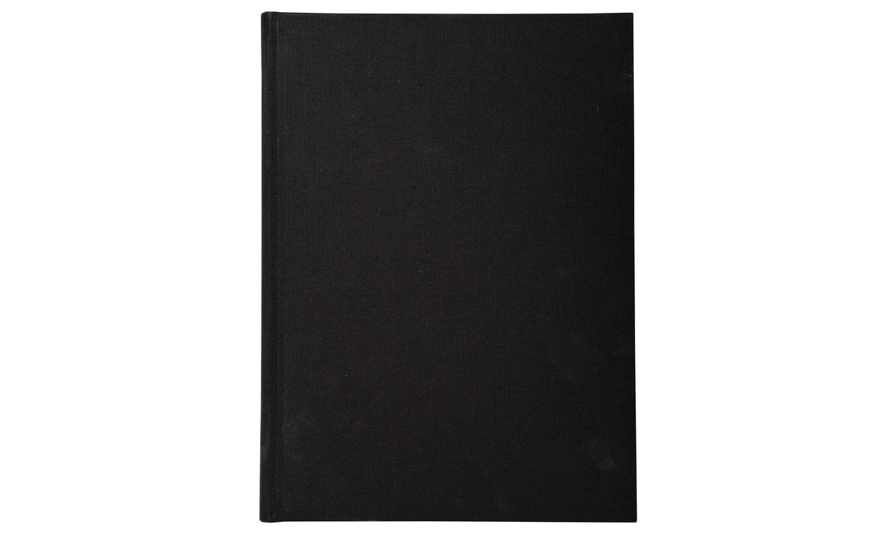 Exacompta Notizblock – A4 – kariert – 500 Blatt – 110 g/m² – Hardcover, paginiert, schwarz
