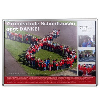 Franken Plakatrahmen DIN A0 – 884 × 1232 mm, silber, Aluminium