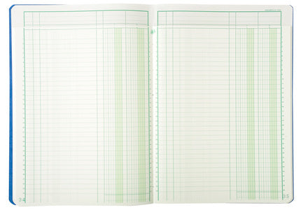 Exacompta Spaltenbuch – A4 – 80 Seiten, 110 g/m², 2 Spalten je Seite, 34 Zeilen