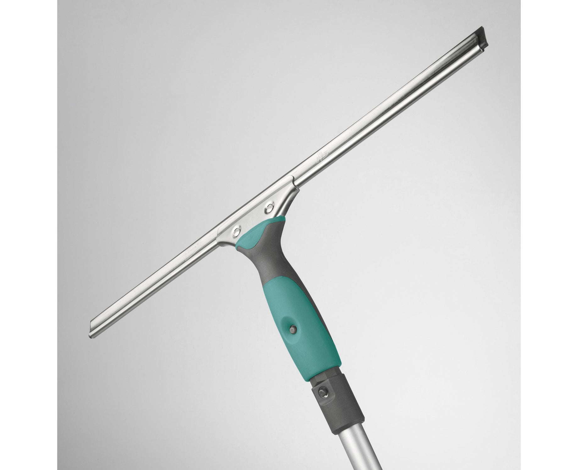 Leifheit Flachwischer Professional 59115 – 45 cm, Edelstahl/Gummi, Schwarz