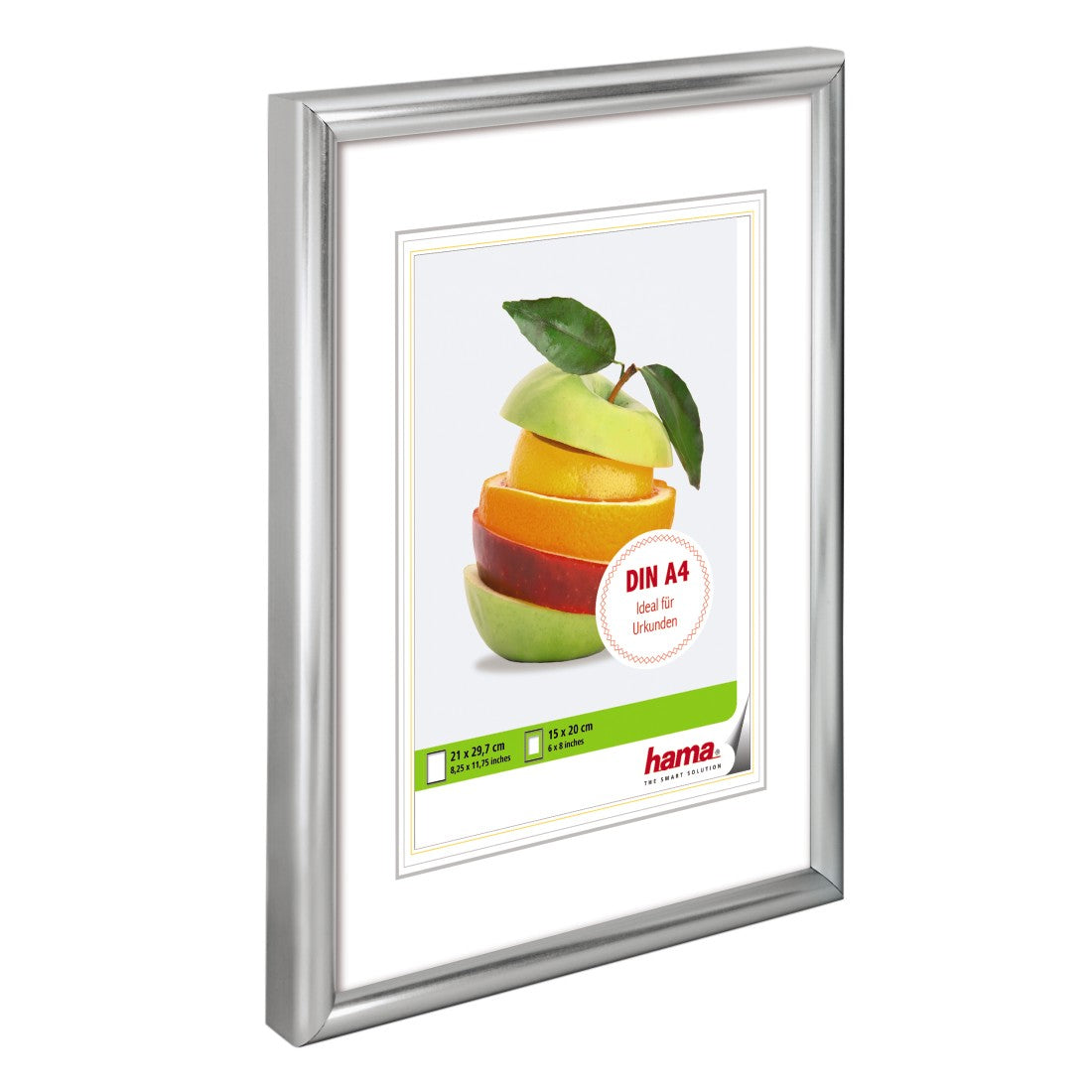 Hama Bilderrahmen – für 15 × 20 cm – Kunststoff, silber
