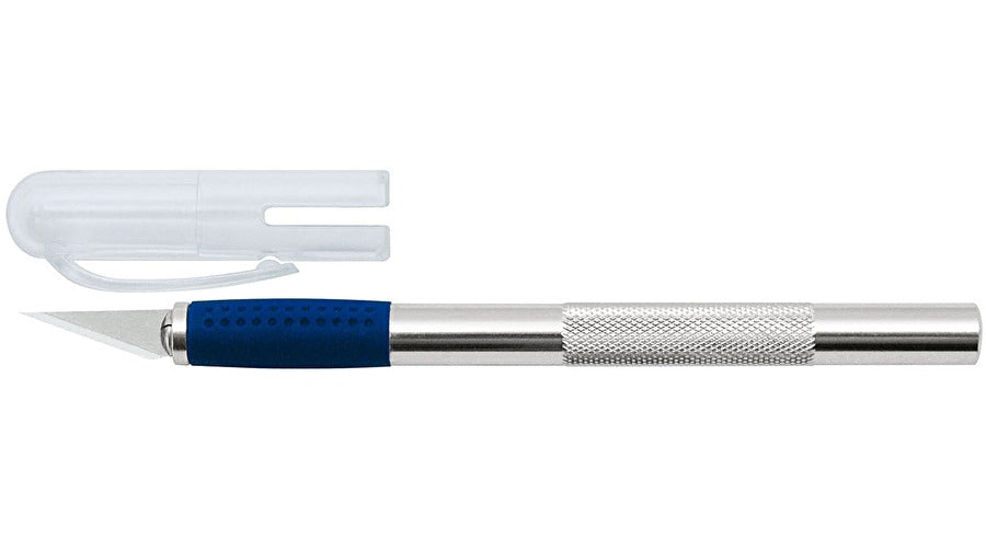 Wedo Skalpell – 150 mm, Aluminium, silber, inkl. 3 Klingen