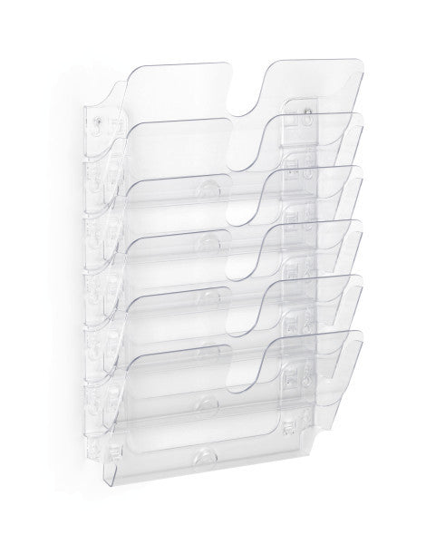 Durable Prospekthalter FLEXIPLUS 6 – 340 × 520 mm, transparent, für A4