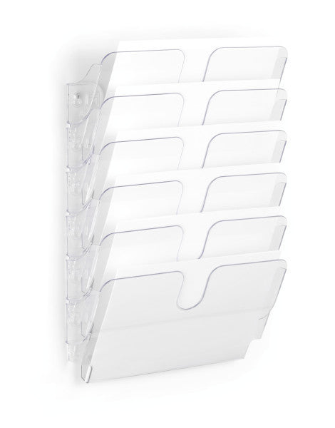 Durable Prospekthalter FLEXIPLUS 6 – 340 × 520 mm, transparent, für A4