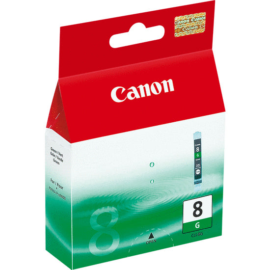 Canon CLI-8G Grüne Tintenpatrone (Original) – 13 ml – für PIXMA Pro9000/Pro9000 Mark II