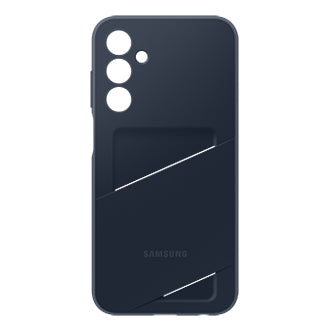 Samsung Backcover – für Samsung Galaxy A25 5G, mit Kartenfach, TPU, Schwarz/Blau, kratzresistent