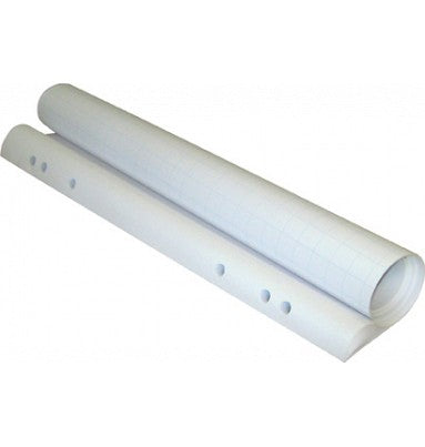 Franken Flipchart-Block F2130 – 68 × 98 cm, 20 Blatt/Block, 5 Blöcke, kariert, weiss, mit Lochung
