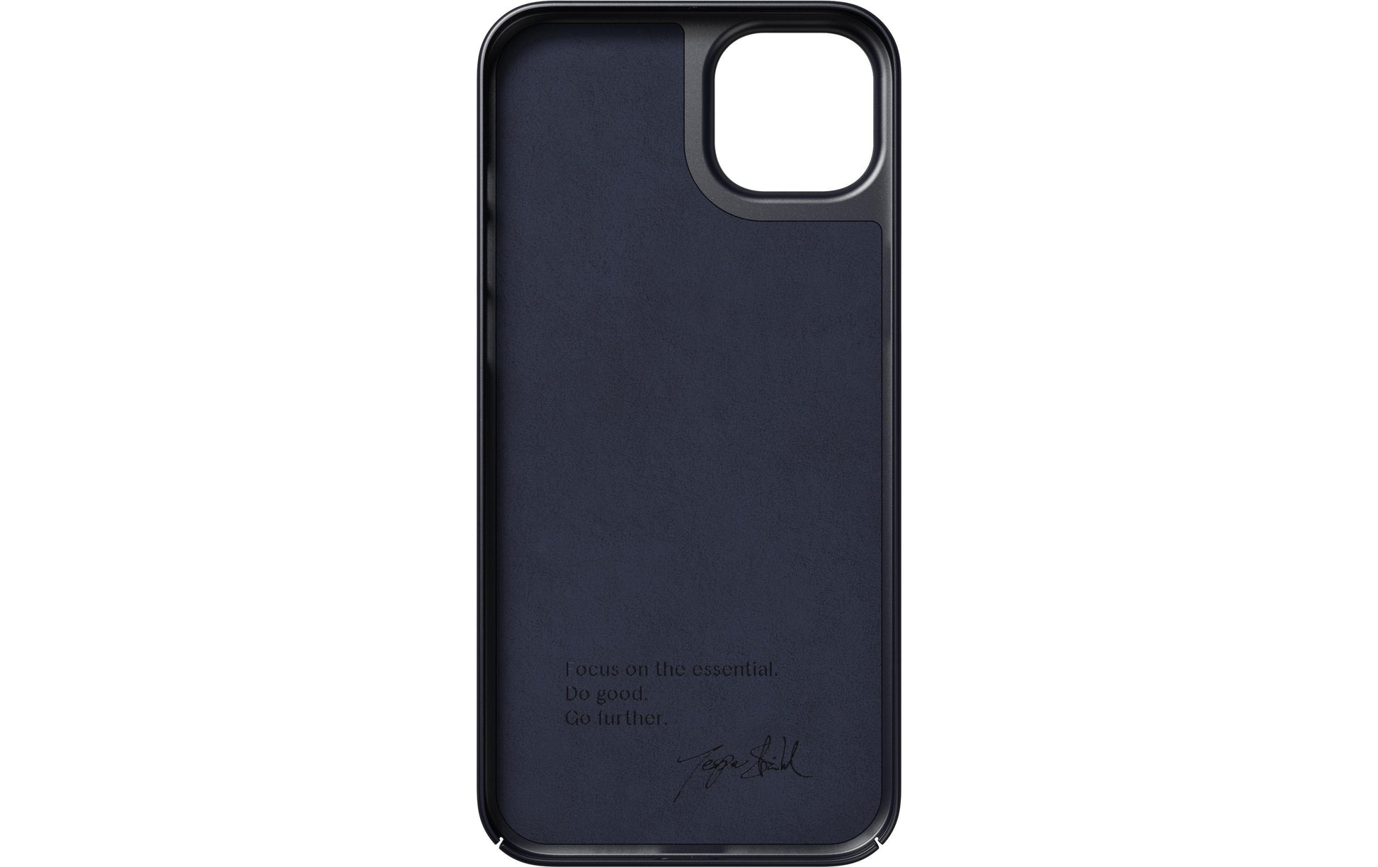 Nudient Thin Backcover – für Apple iPhone 14 Plus – MagSafe, Mikrofaser+Recycling-Kunststoff, Midwinter Blue