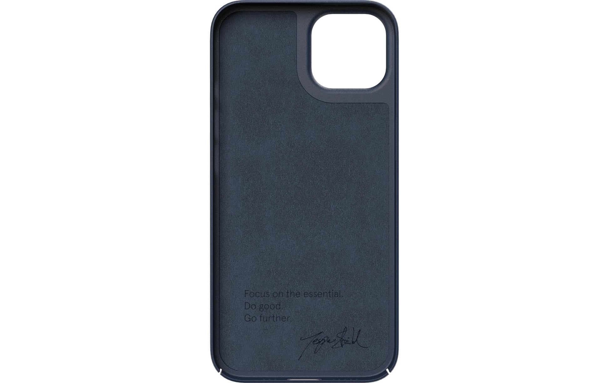 Nudient Thin Backcover – für Apple iPhone 13, MagSafe, Recycling-Kunststoff, Midwinter Blue